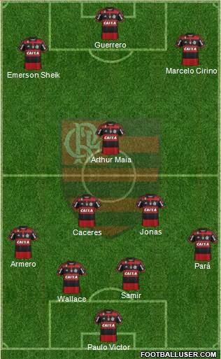 CR Flamengo Formation 2015