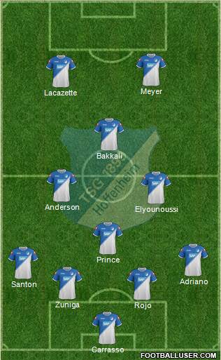 TSG 1899 Hoffenheim Formation 2015