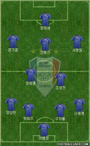 Suwon Samsung Blue Wings Formation 2015
