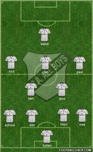 All Boys Formation 2015
