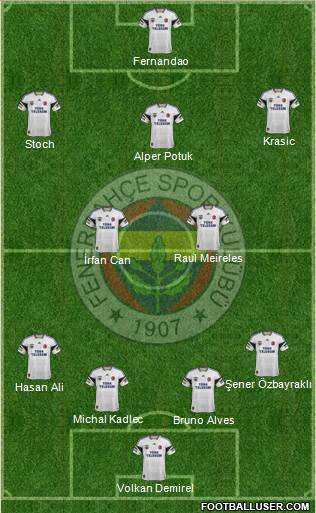 Fenerbahçe SK Formation 2015