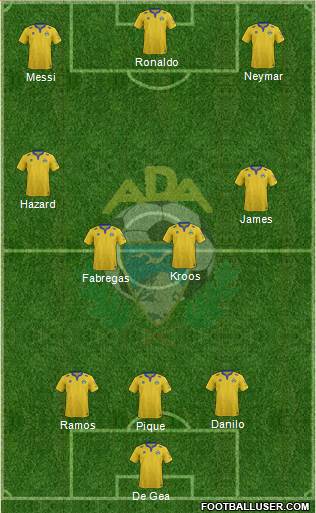 A.D. Alcorcón Formation 2015