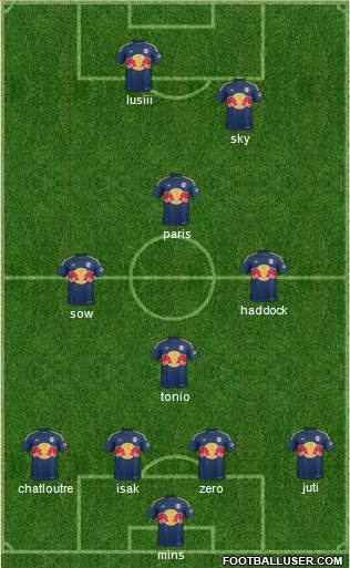 New York Red Bulls Formation 2015