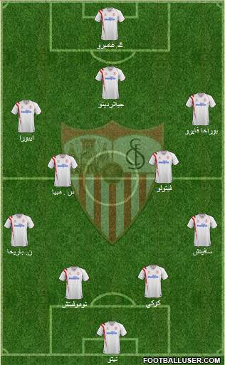 Sevilla F.C., S.A.D. Formation 2015