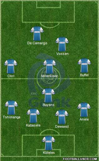 K Racing Club Genk Formation 2015