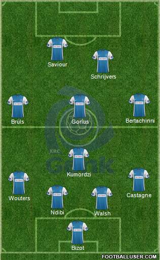 K Racing Club Genk Formation 2015