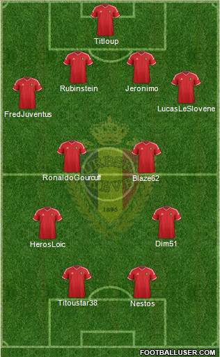 Belgium Formation 2015