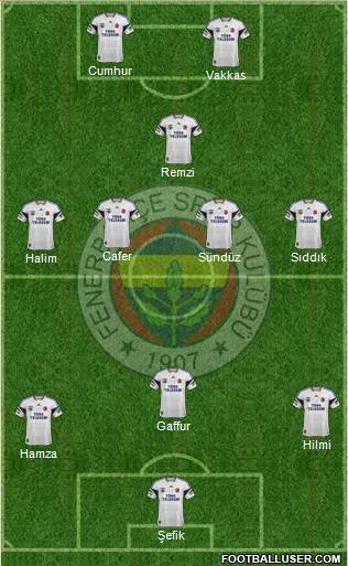 Fenerbahçe SK Formation 2015