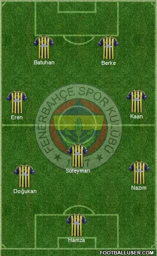 Fenerbahçe SK Formation 2015