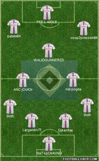 Hamburger SV Formation 2015