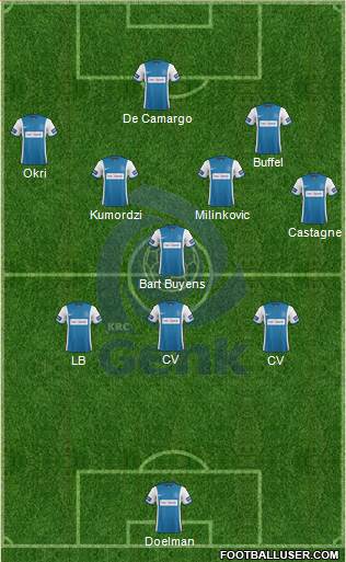 K Racing Club Genk Formation 2015