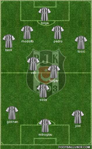 Besiktas JK Formation 2015