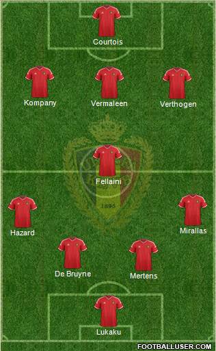 Belgium Formation 2015