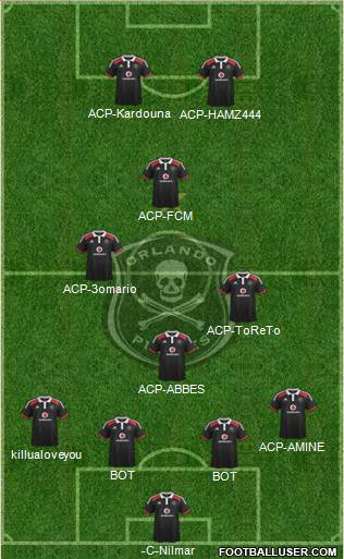 Orlando Pirates Formation 2015