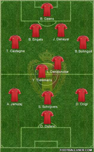 Belgium Formation 2015