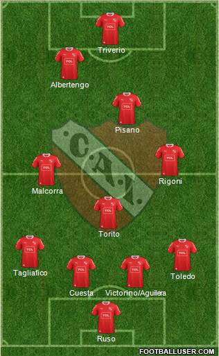 Independiente Formation 2015