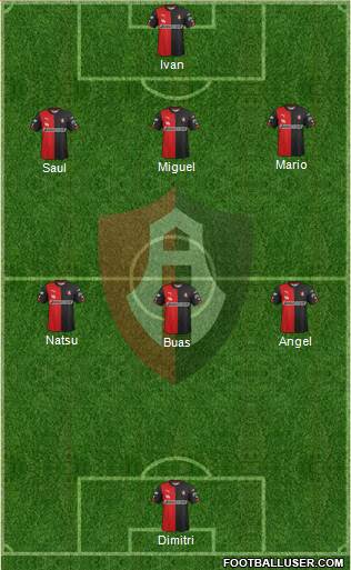 Club Deportivo Atlas Formation 2015