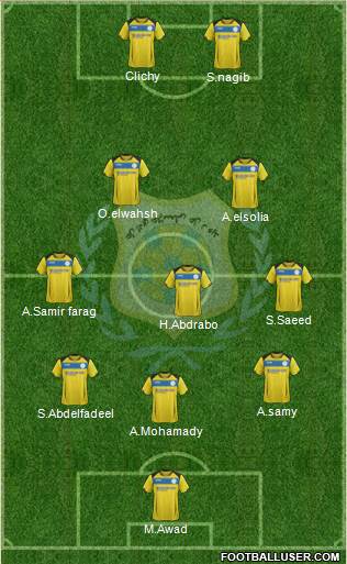 Ismaily Sporting Club Formation 2015