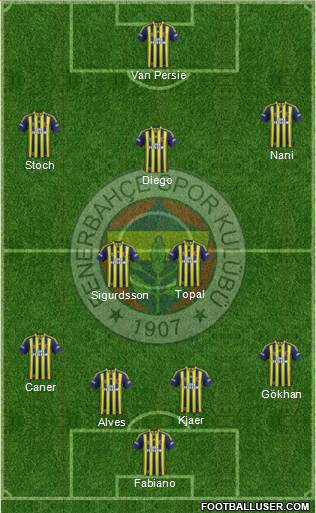 Fenerbahçe SK Formation 2015