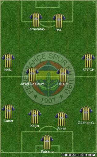 Fenerbahçe SK Formation 2015