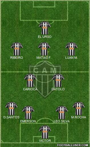 C Atlético Mineiro Formation 2015