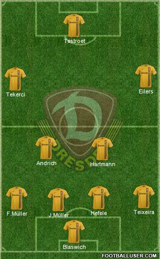 SG Dynamo Dresden Formation 2015
