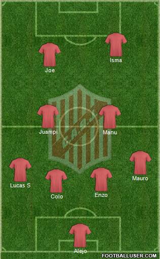 9 de Julio Formation 2015