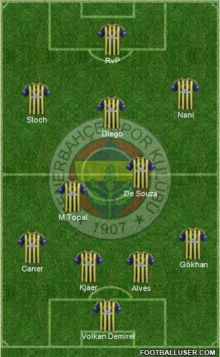 Fenerbahçe SK Formation 2015