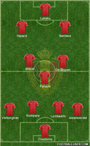 Belgium Formation 2015