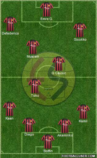 Eskisehirspor Formation 2015