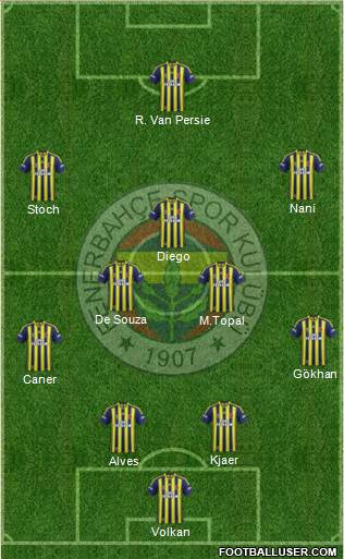 Fenerbahçe SK Formation 2015