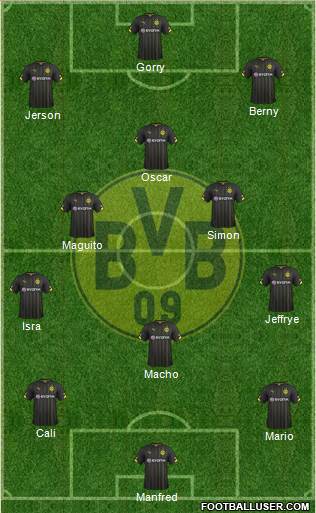 Borussia Dortmund Formation 2015