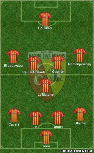 Racing Club de Lens Formation 2015