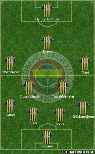 Fenerbahçe SK Formation 2015