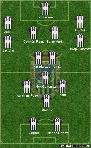 C.D. Badajoz S.A.D. Formation 2015