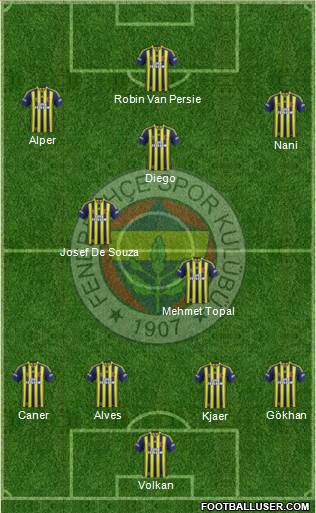 Fenerbahçe SK Formation 2015