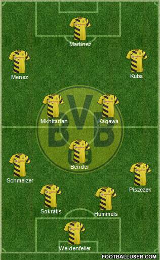 Borussia Dortmund Formation 2015