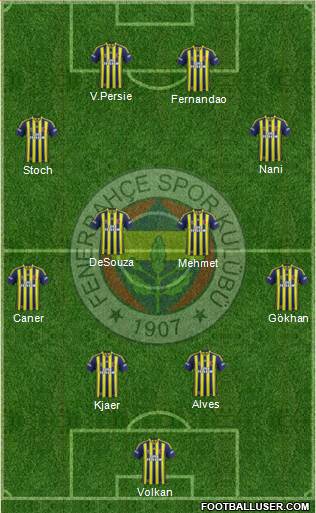 Fenerbahçe SK Formation 2015