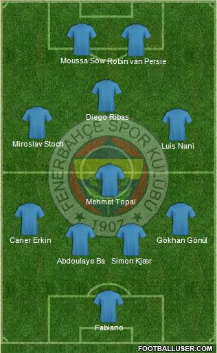 Fenerbahçe SK Formation 2015