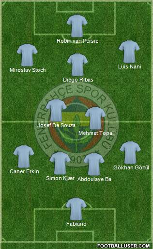 Fenerbahçe SK Formation 2015