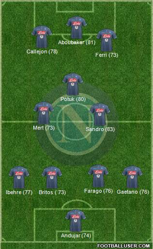 Napoli Formation 2015