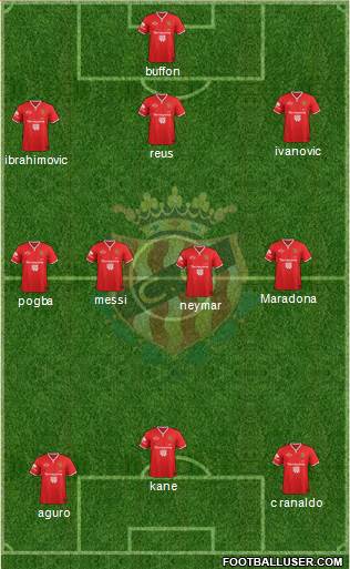 C. Gimnàstic Tarragona S.A.D. Formation 2015