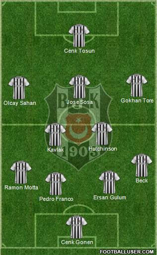 Besiktas JK Formation 2015