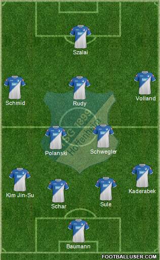 TSG 1899 Hoffenheim Formation 2015