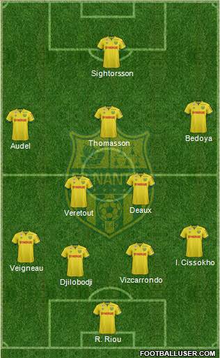 FC Nantes Formation 2015