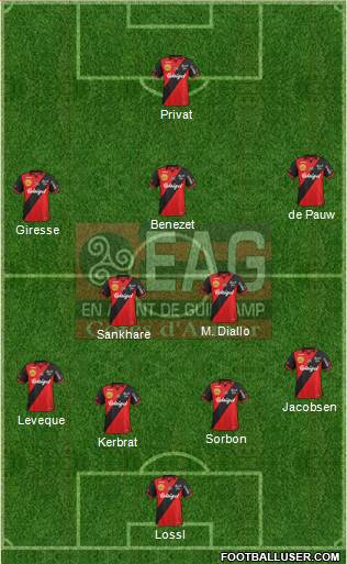 En Avant de Guingamp Formation 2015