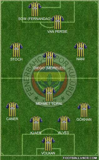 Fenerbahçe SK Formation 2015
