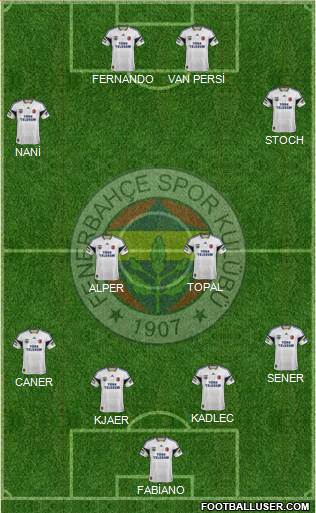 Fenerbahçe SK Formation 2015