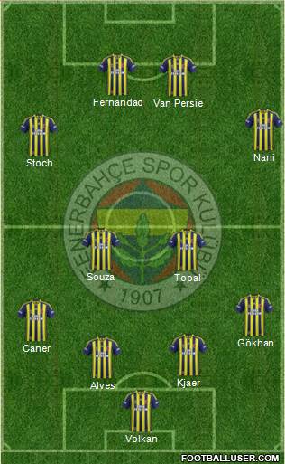 Fenerbahçe SK Formation 2015