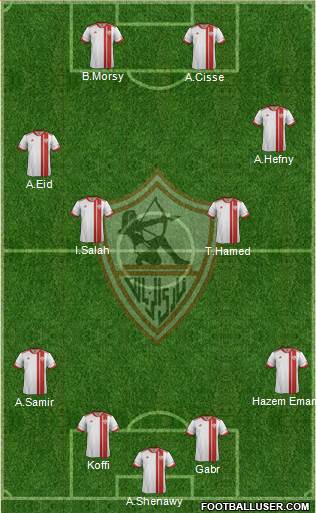 Zamalek Sporting Club Formation 2015